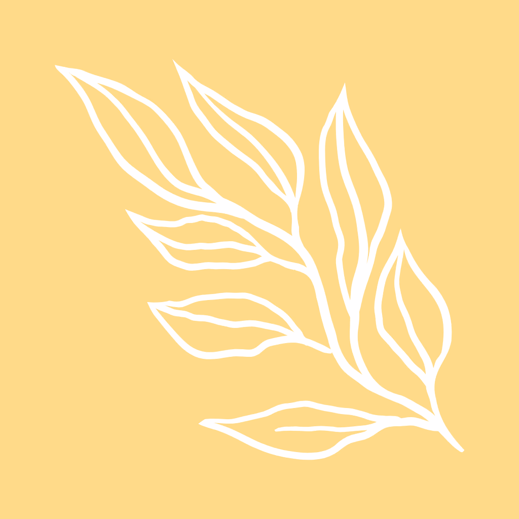 Gold leaf branch icon for traumatic brain injury